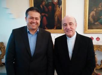 Ainda em campanha Alex dizia que levaria os assuntos de interesse da igreja para a Assembleia Legislativa.