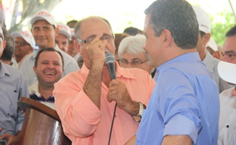 Poucas e boas nas visitas de Rui Costa ao interior