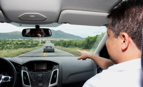 Visão da chegada de Monte Santo vindo de Euclides da Cunha.