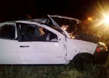 Capotamento de veículo mata jovem e deixa dois feridos no trecho Valente/São Domingos