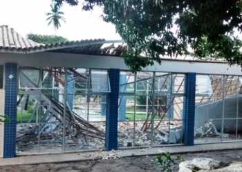 Cobertura de Salão desaba horas antes de cerimônia de casamento em Monte Santo