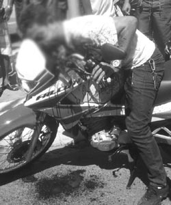 Vítima foi socorrida e passa por cirurgia.