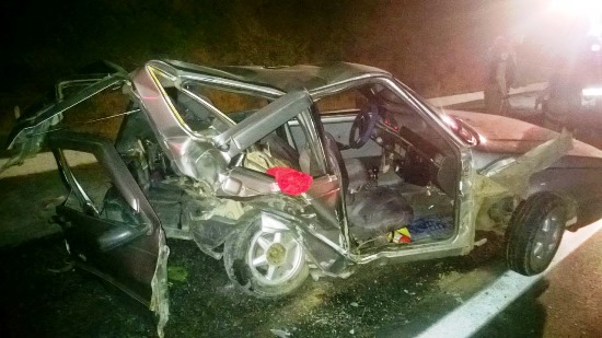 Uno totalmente destruído