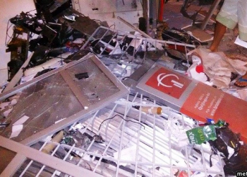 Quadrilha destrói Bradesco da cidade de Quijingue