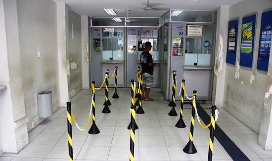 Lotérica sofreu o apagão na terça, hoje tem energia, mas está sem sistema.