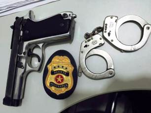 Policia civil prende homem acusado por porte ilegal de arma de fogo e suspeito de roubo