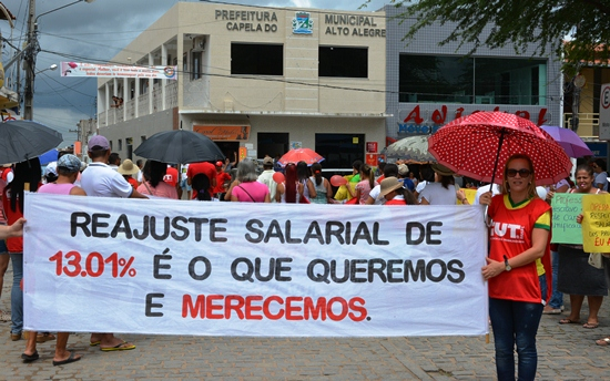 Professores aderem Paralisação Nacional e reivindicam Piso Salarial para toda classe do Município