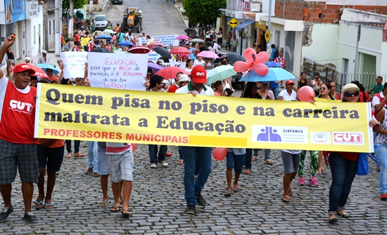 paralisação dos professores em capela do alto alegre-des