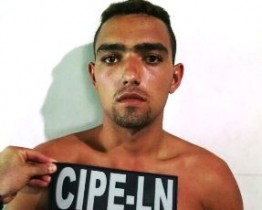 Suspeito estava na companhia de um menor, segundo a Polícia.