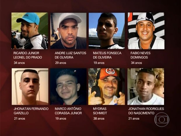Saiba quem são os 8 mortos em sede de torcida do Corinthians