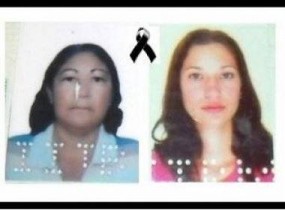 Mãe e filha foram levadas para um hospital, mas não resistiram.