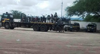 Policia Rodoviária Federal (PRF) apreende dezenas de motos durante blitz na BR-116 em Araci