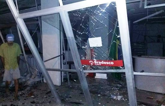 Bradesco de Pilar – distrito de Jaguarari é destruído por explosivos