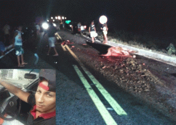 Mairi – Motociclista morre depois de atropelar animal na BA 130