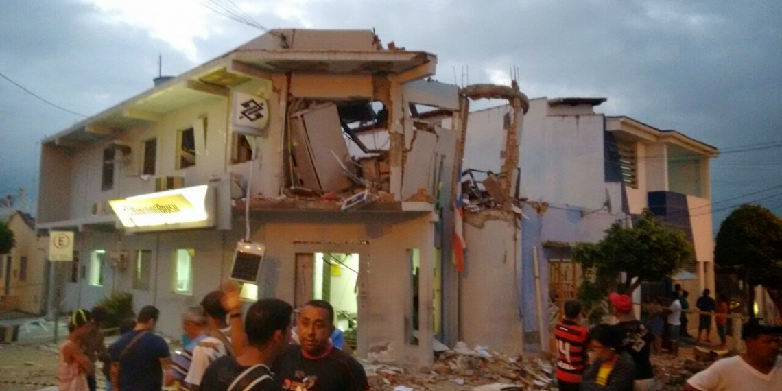 Pareceu terremoto a explosão de um banco em Andorinha