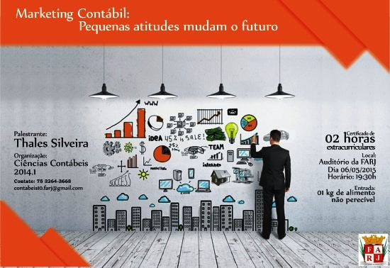 Palestra sobre Marketing Contábil acontece na FARJ nesta quarta-feira (06)
