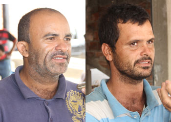 Reginaldo e Edinei aguardando a liberação dos garimpos para trabalharem sem medo.