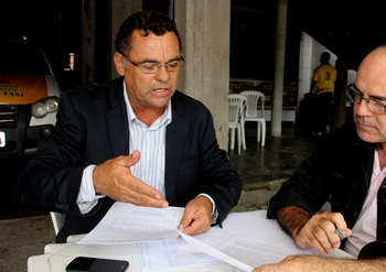 Vereador Jorge Martins foi a Brasília e voltou esperançoso com o registro do garimpo de Serra Branca