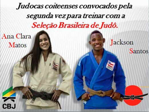 Judocas oiteenses convocados para treinar com a Seleção Brasileira
