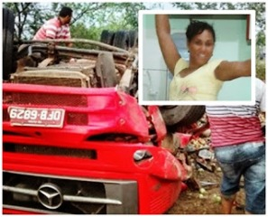 Mulher natural de Ourolândia morre após capotamento em Petrolina/PE