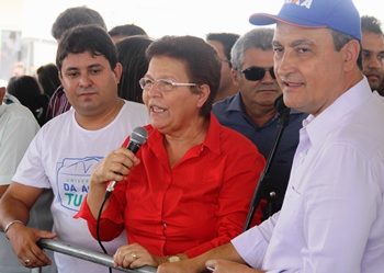 Tucano I – Durante visita de Rui, prefeito comemora redução do déficit habitacional, universalização de cisternas e pede mais segurança