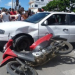 Colisão entre carro e moto deixa homem ferido em Capim Grosso