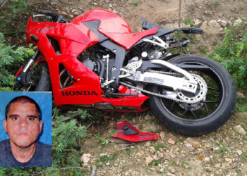 Motociclista de Feira de Santana morre em grave acidente na estrada de Pé de Serra