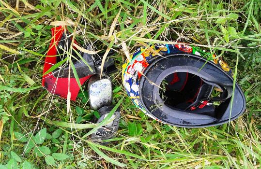 Motociclista de Feira de Santana morre em grave acidente na estrada de Pé de Serra
