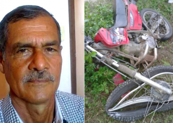 Homem morre depois de colidir moto em poste na cidade de Valente