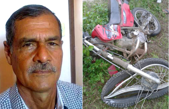 Homem morre depois de colidir moto em poste na cidade de Valente