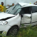 Taxista de Coité sofre acidente em Retirolândia ao colidir em poste