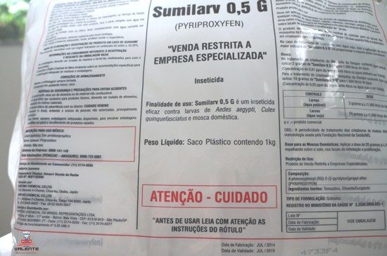 Na foto da embalagem, a data de fabricação é Julho/2014 e validade Julho/2019