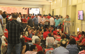 Delegados de toda parte do país marcaram presença.