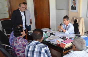 Saulo Pontes da SIT recebe comissão que reivindica melhoria no trecho Cansanção/Itiúba