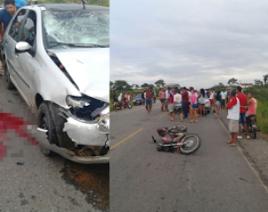 Homem morre após colisão envolvendo moto e carro na BA-411 em Serrinha