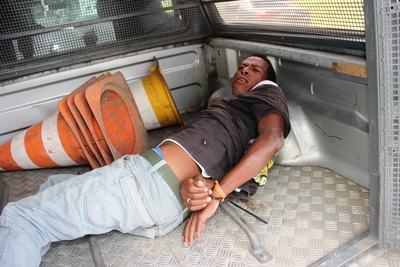 Ambulante é preso em flagrante depois de esfaquear mulher no Mercado Municipal de Coité