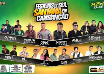 Festejos de Senhora Santana em Cansanção encerram o ciclo de grande sequencia de festas no Território do Sisal