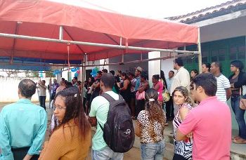 População beneficiada marcou presença nas inaugurações.