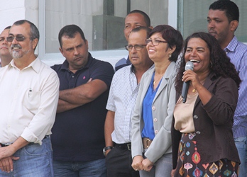 Aldinha lembrou do empenho de Rosemberg quando foi a São Paulo e Rio Grande do Sul em busca de nova empresa.