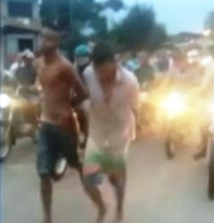PE: Ladrões são perseguidos por população e precisam correr vários quilômetros até delegacia
