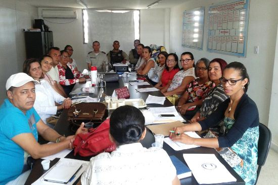 Comando da 5ª Cia PM/Santa Luz reúne com diretores de escolas