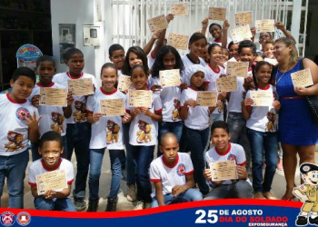 16˚Batalhão da Polícia Militar/Serrinha comemora o Dia do Soldado recebendo as crianças das escolas