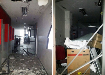 Bandidos estouram bancos e tentam invadir Correios de Quijingue