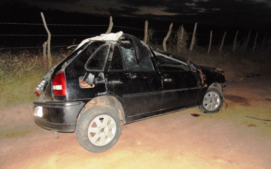 Homem morre vítima de capotamento em estrada vicinal de Mairi