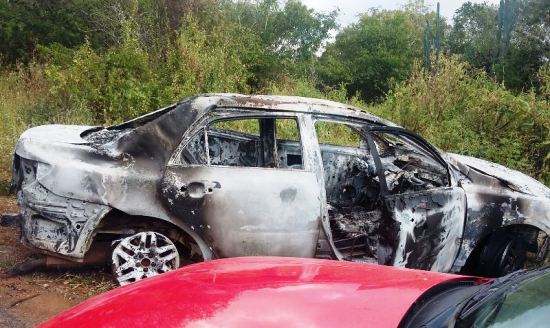 carro queimado