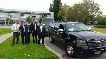 Carro que teria sido utilizado para transportar comitiva de Dilma nos EUA, em Junho