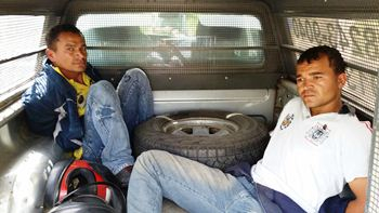 Guarnição da 5ª Cia PM de Santaluz prende dupla depois de assaltar posto de combustível