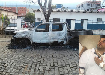 Médico é atropelado supostamente de proposito e populares queimam Hilux