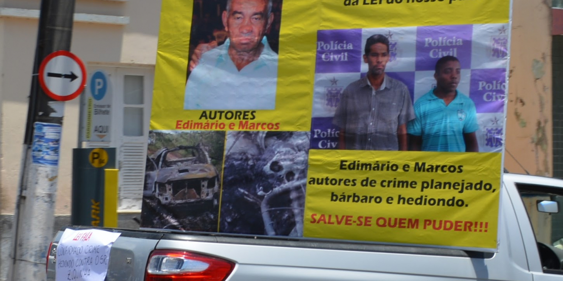 Jacobina – Familiares de Zuquinha de São Domingos realizam manifestação e pedem prisão de assassinos