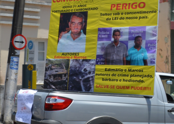 Jacobina – Familiares de Zuquinha de São Domingos realizam manifestação e pedem prisão de assassinos